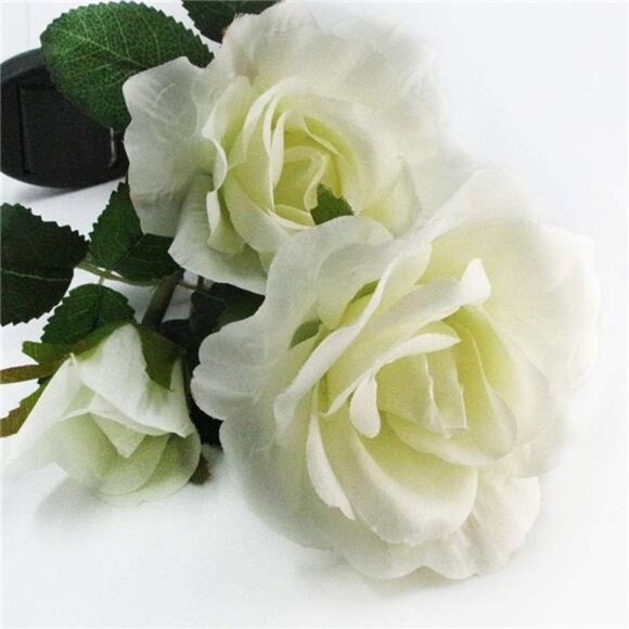 Solar Flowers Lights Outdoor Garden Yard Decor Waterproof 2 Pack - Picture 2 of 7